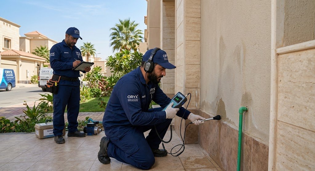 كشف تسرب المياه حي السامر جدة