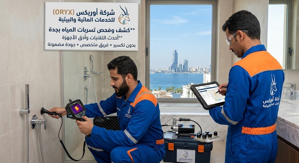 كشف تسرب المياه حي الرحاب جدة