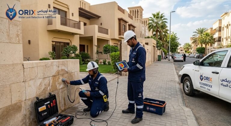 كشف تسريب جدة